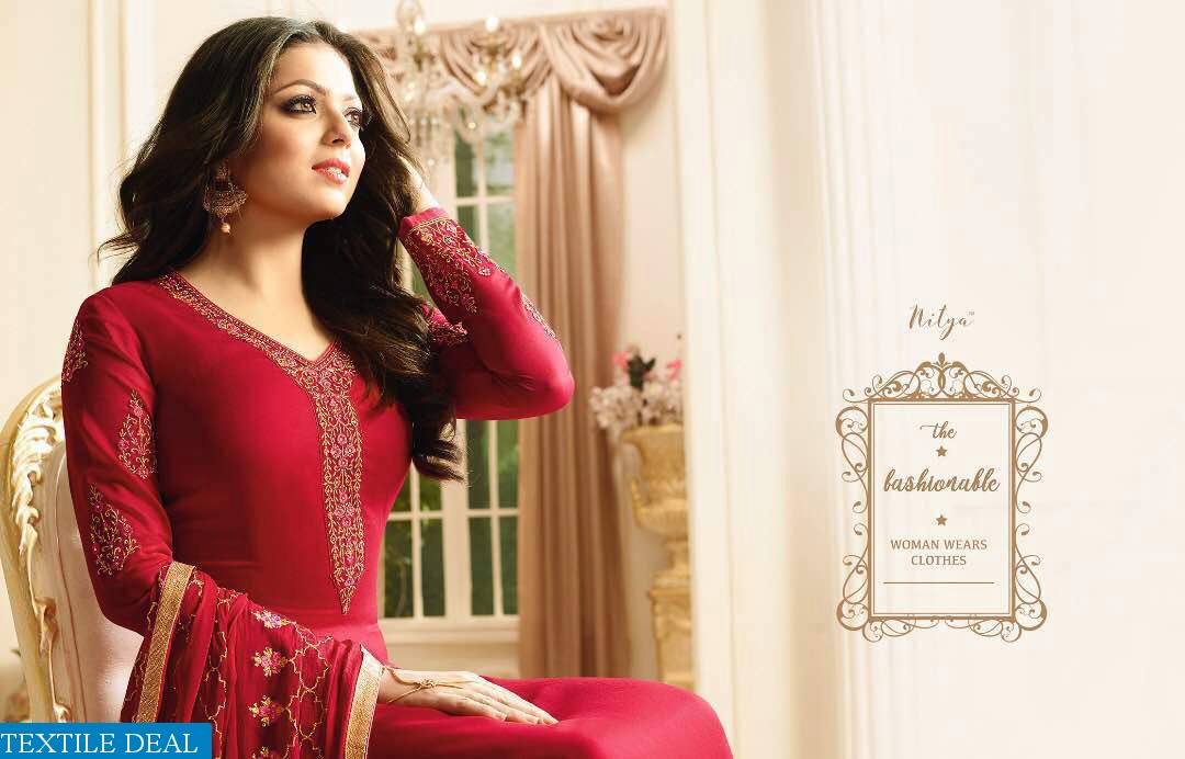 Lt nitya Suits vol-105 Wholesale Straight Celebration Special Suits